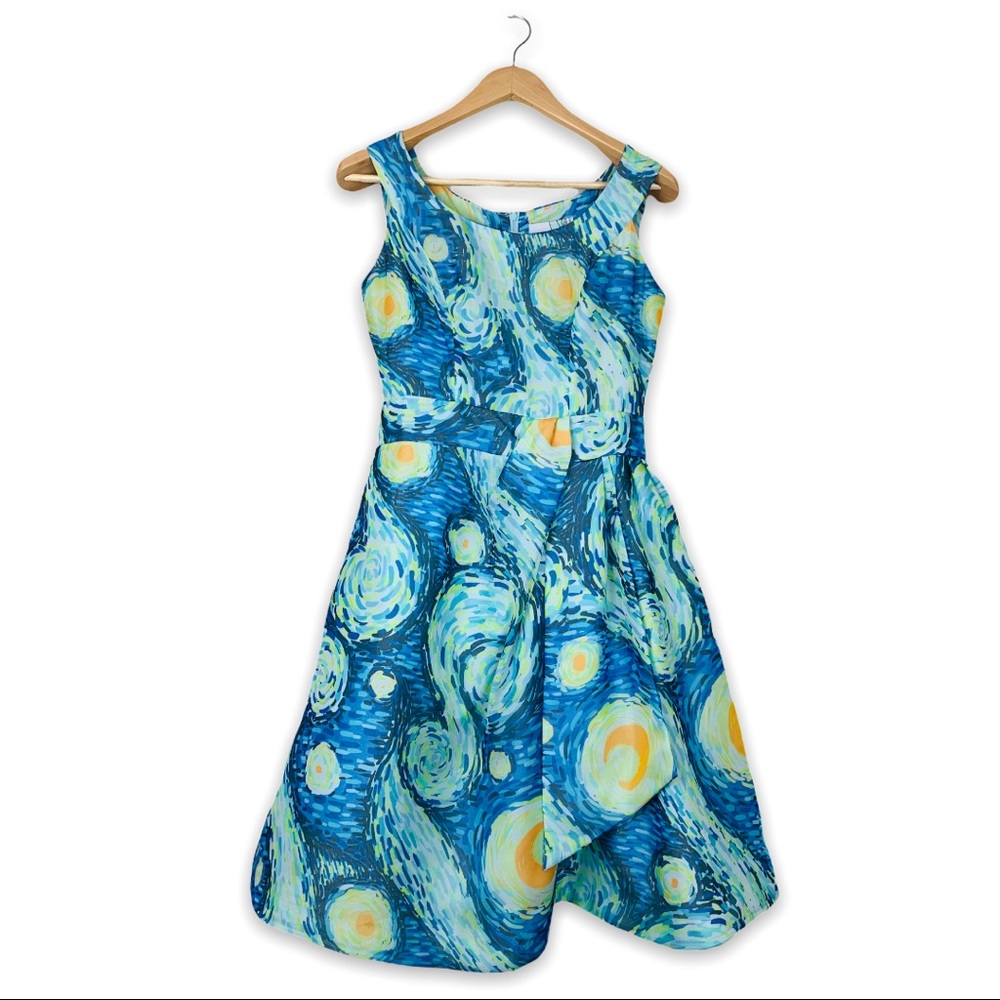 NWOT Modcloth Geode Starry Night Art-To-Wear Dress - Picture 3 of 15